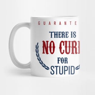 No Cure For Stupid Mug